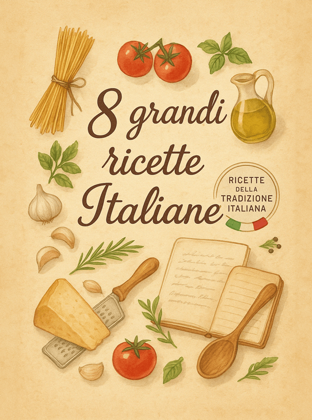 copertina ricettario 8 grandi ricette italiane Jovilios